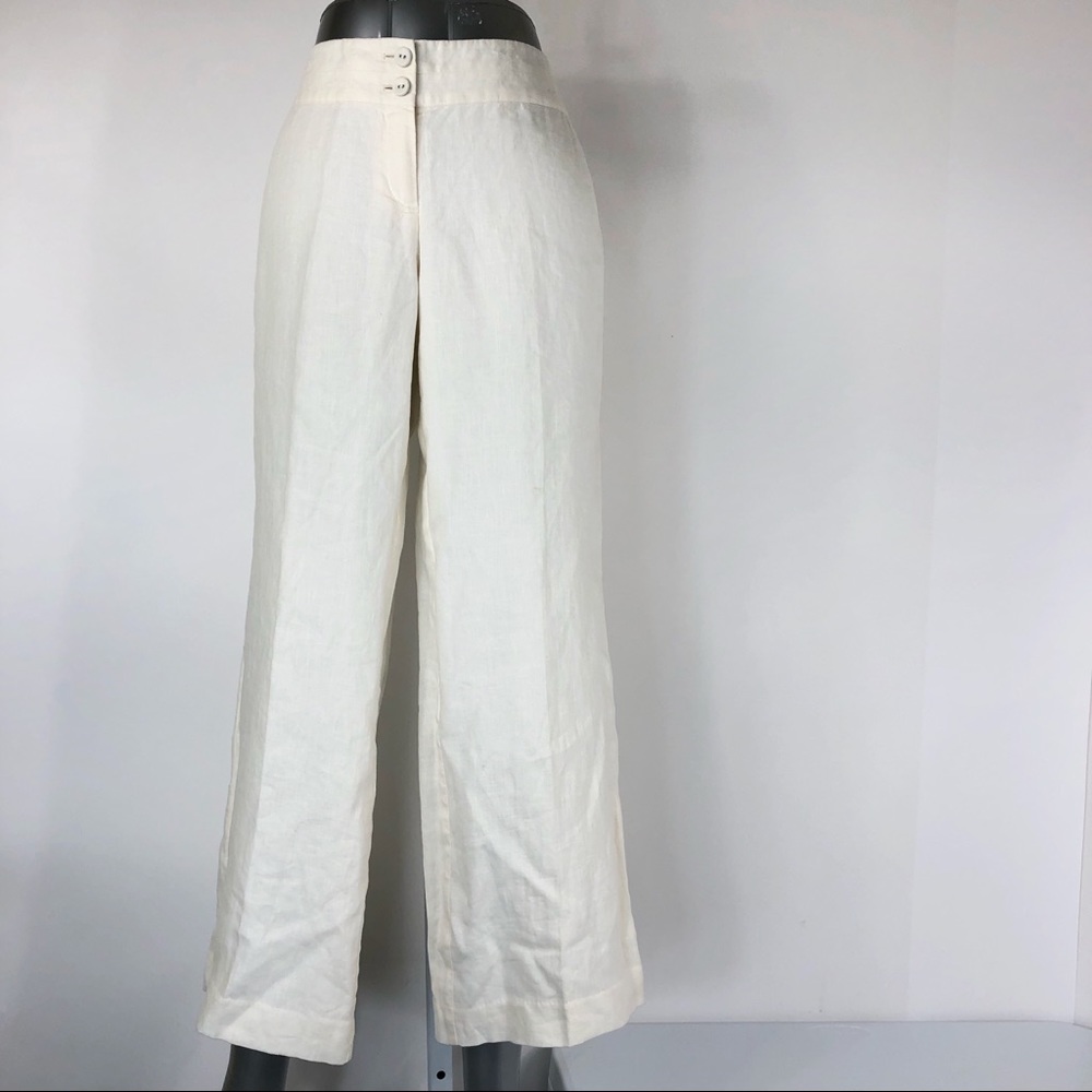 New J Jill Ivory size 8 petite pants